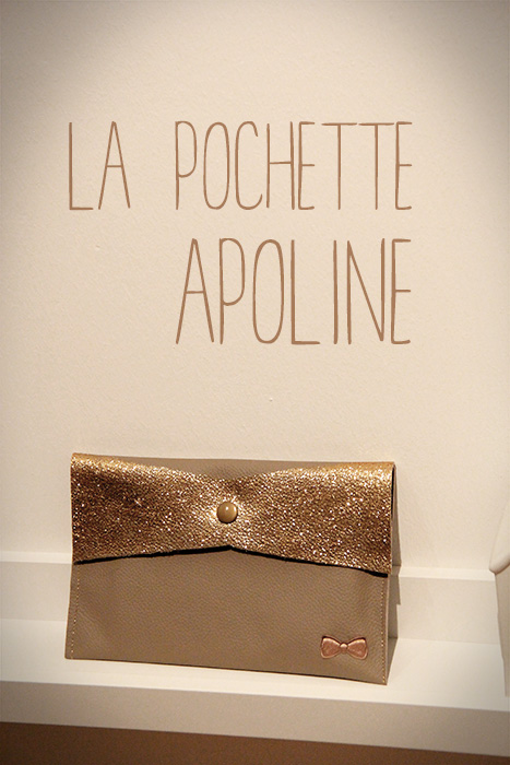 La pochette Apoline en cuir [tutoriel et patron]