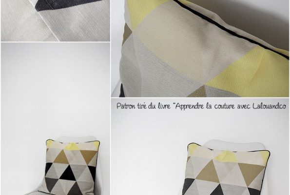 Coussin triangles #1 [Apprendre la couture avec Lalouandco]