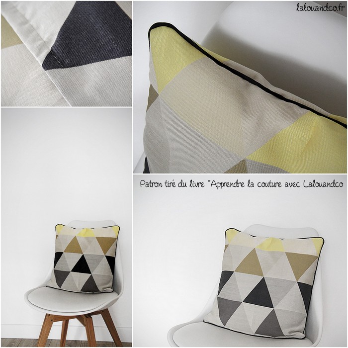 Coussin triangles #1 [Apprendre la couture avec Lalouandco]