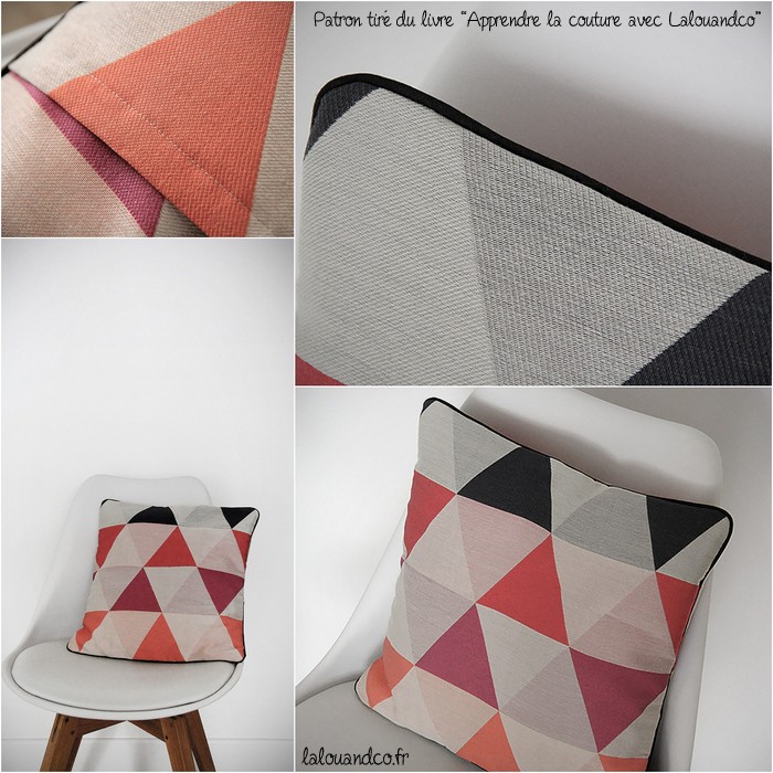 Coussin triangles #2 [Apprendre la couture avec Lalouandco]