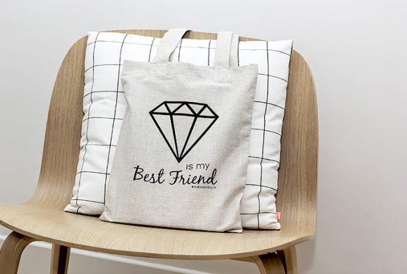 Le tote bag Diamant « is my Best Friend »