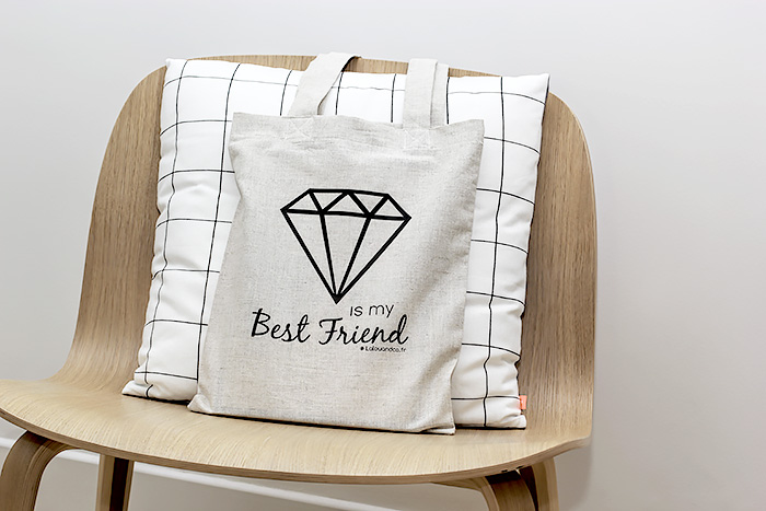 Le tote bag Diamant « is my Best Friend »