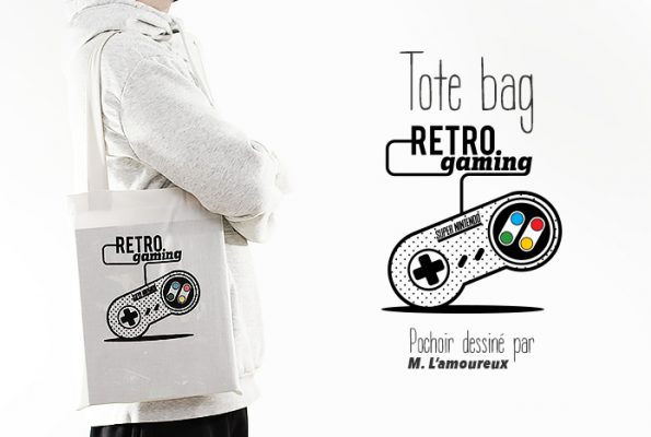 Le tote bag Rétro Gaming • DIY