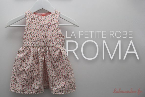 La robe Roma • Rose « Motif B »
