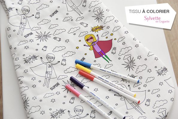 La gigoteuse à colorier [concours • tissus à colorier]
